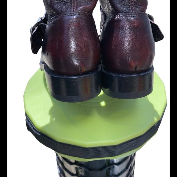 NWOT Frye Veronica engineer, Burgundy, leather boo size 6.5 B - Picture 13 of 13